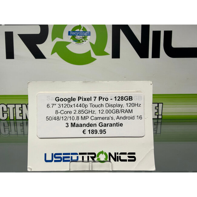 Google Google Pixel 7 Pro - 128GB  (12285)