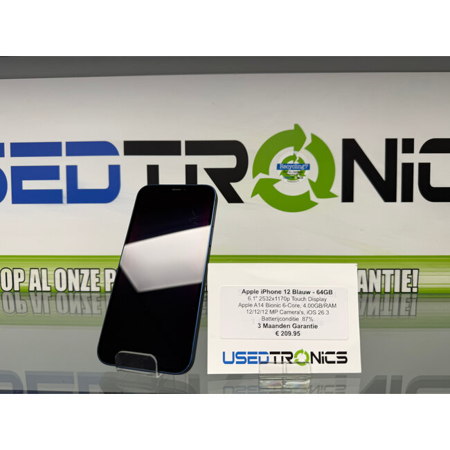 Apple Apple iPhone 12 Blauw - 64GB (12542)