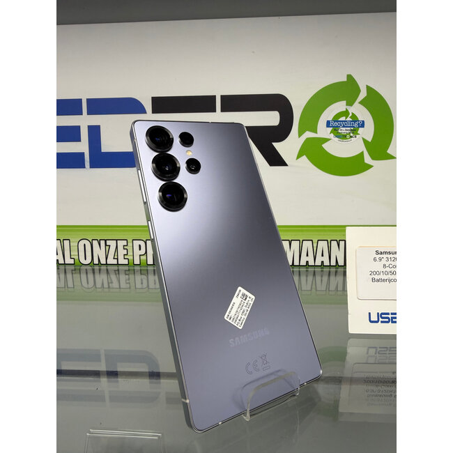 Samsung Samsung Galaxy S25 Ultra - 256GB (12596) Batterijconditie 100%, Aantal Cyclus: 125