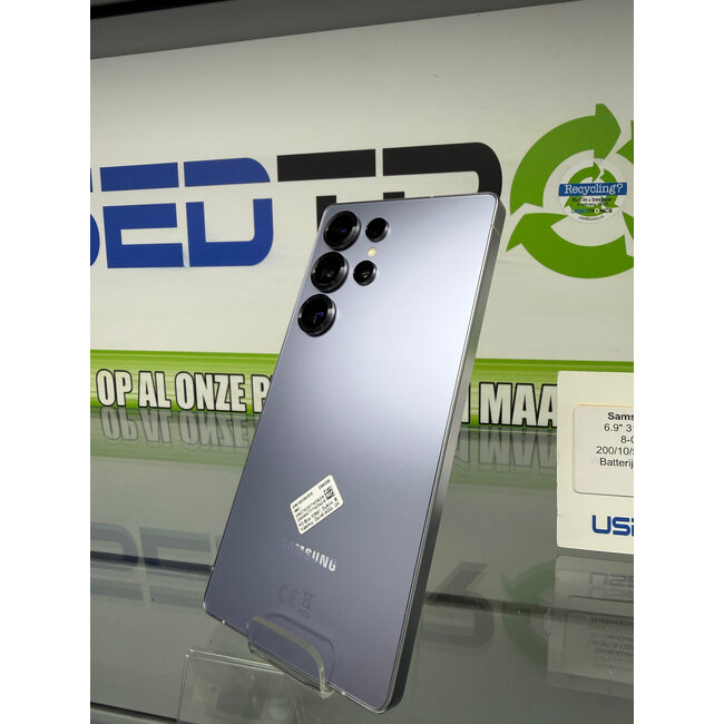 Samsung Samsung Galaxy S25 Ultra - 256GB (12596) Batterijconditie 100%, Aantal Cyclus: 125