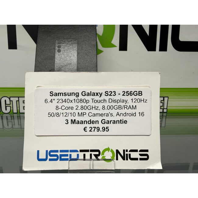 Samsung Samsung Galaxy S23 Zwart - 256GB (12587)