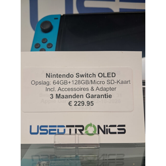 Nintendo Nintendo Switch Oled (12641) Incl. 128GB/Micro SD-Kaart & Accessoires