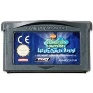 Gameboy Spongebob squarepants light,camera,pants – Nintendo GameBoy Advance ( losse cassette)