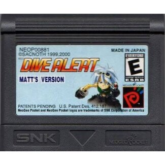 neogeo pocket Dive Alert Matt's version - Neo Geo Pocket (losse cassette)