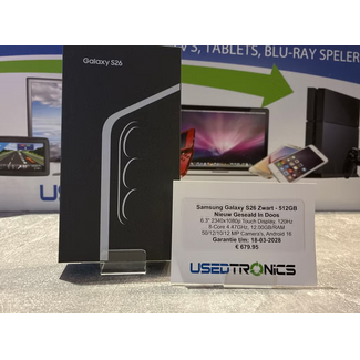 Samsung Samsung Galaxy S26 Zwart - 512GB (12541) Nieuw Geseald In Doos Met Factuur