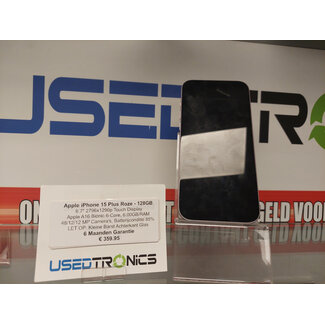 Apple Apple iPhone 15 Plus Roze - 128GB (13535) LET OP: Barst Achterkant Glas