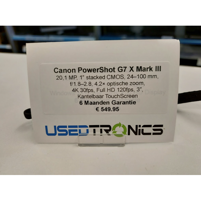 Canon PowerShot G7 X Mark III Compactcamera