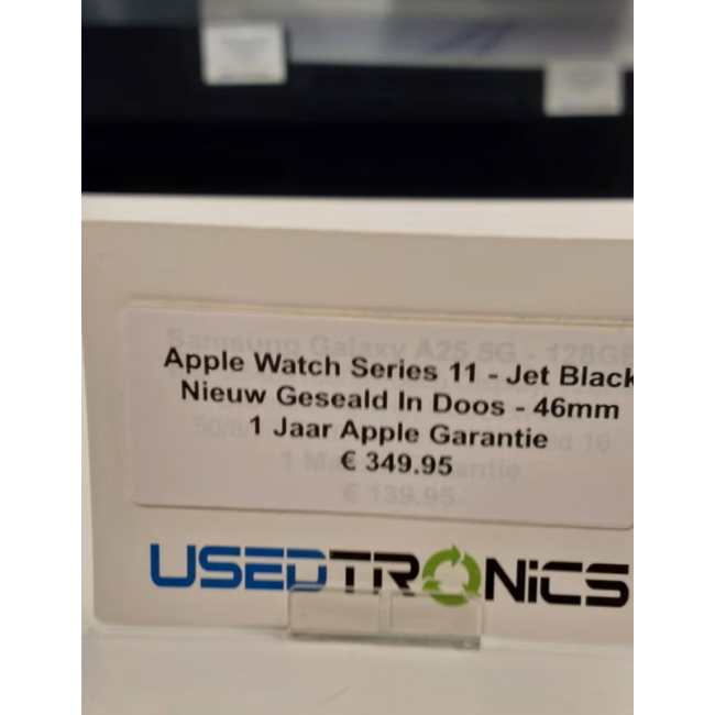 Apple Apple Watch Series 11 46mm Jet Black - NIEUW (13632) 1 Jaar Apple Garantie