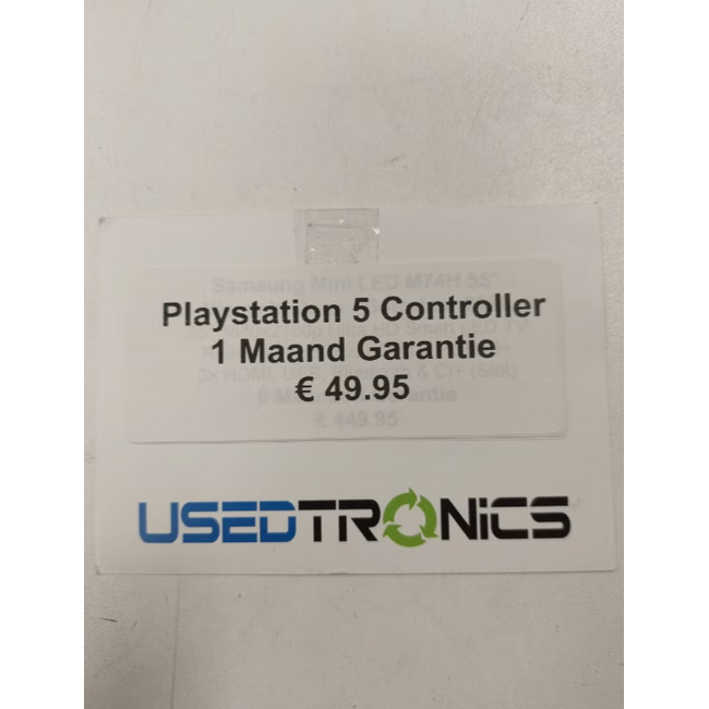 Sony Playstation 5 Controller zwart