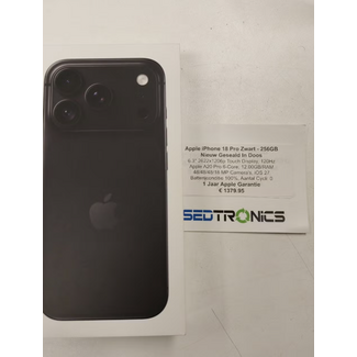 Apple iPhone 18 Pro Zwart | Nieuw Geseald In Doos (13585) 1 Jaar Apple Garantie