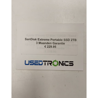 SanDisk Extreme Portable SSD 2TB (13628)