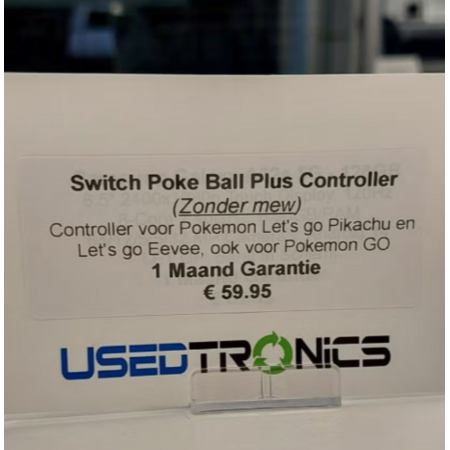 Switch Poke Ball Plus (Zonder mew) Let's Go Pokemon PokeBall Controller [13557]