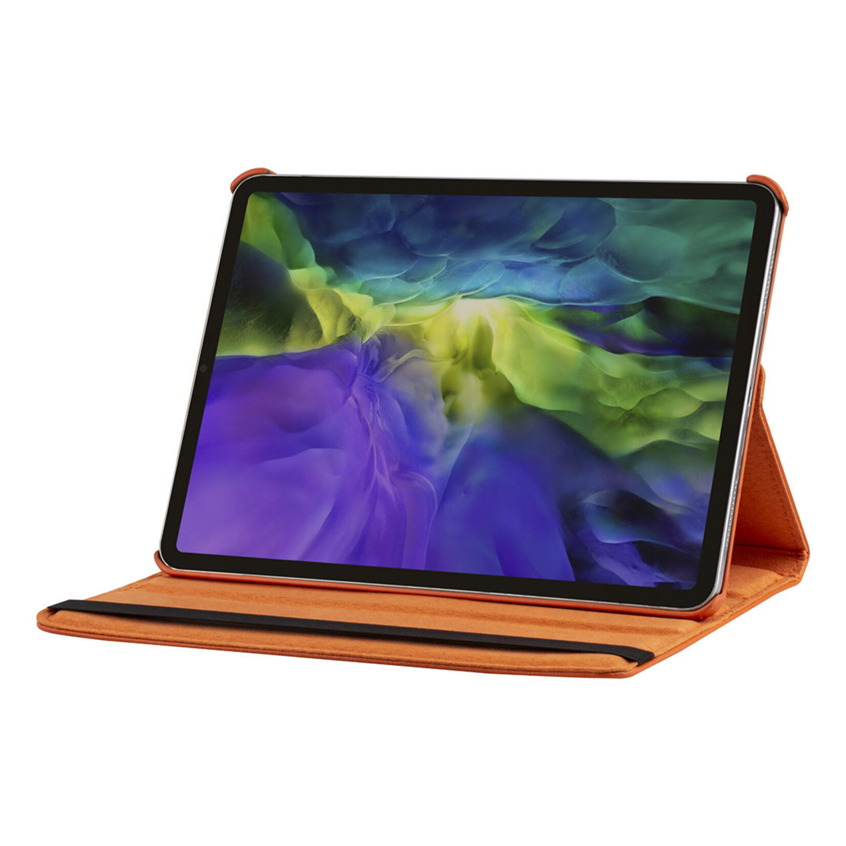 Apple iPad Pro 11 (2021) Book Case Tablethoes - Oranje - 360 Graden Draaibaar