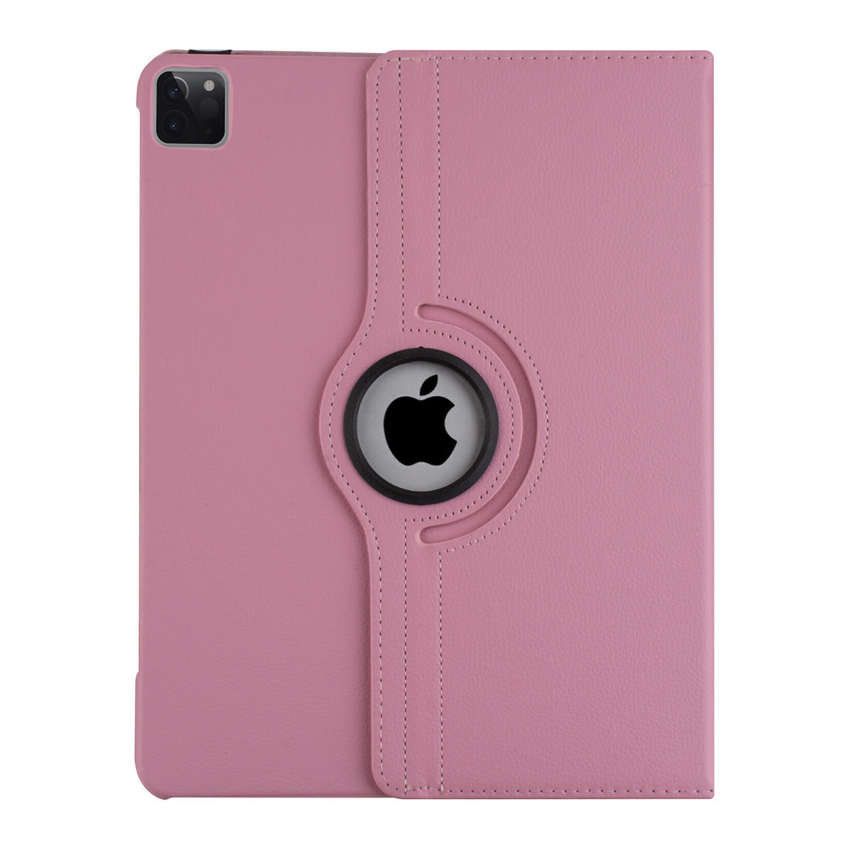 Apple iPad Pro 12.9 (2021) Book Case Tablethoes - Roze - 360 Graden Draaibaar