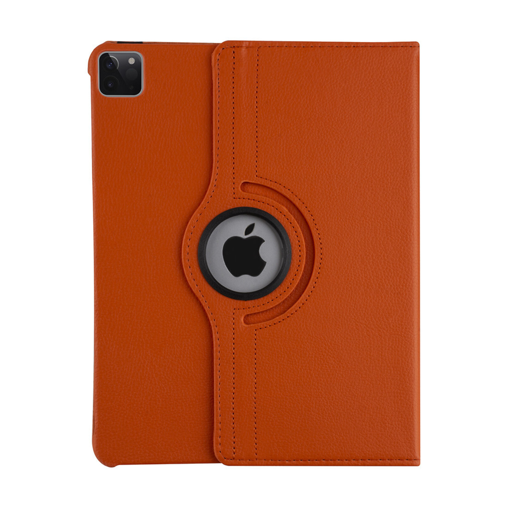 Apple iPad Pro 12.9 (2021) Book Case Tablethoes - Oranje - 360 Graden Draaibaar