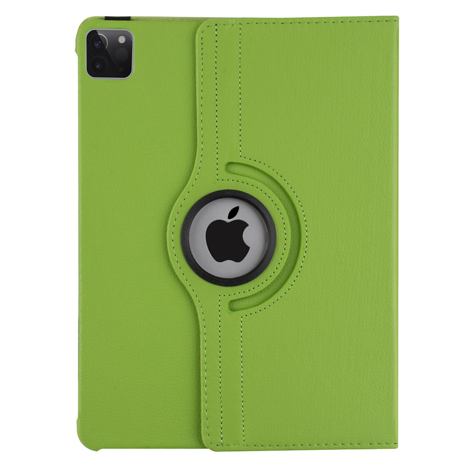 Apple iPad Pro 12.9 (2021) Book Case Tablethoes - Groen - 360 Graden Draaibaar
