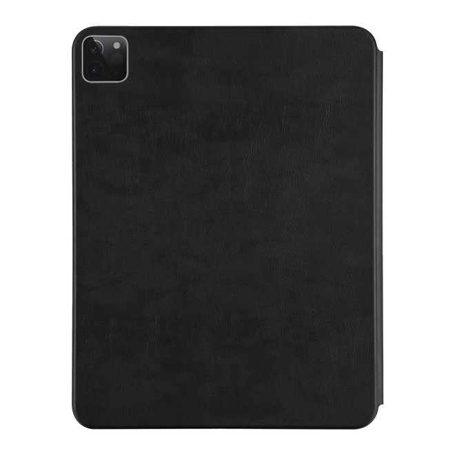 Apple iPad Pro 12.9 (2021) Book Case Tablethoes - Zwart - Smart Case