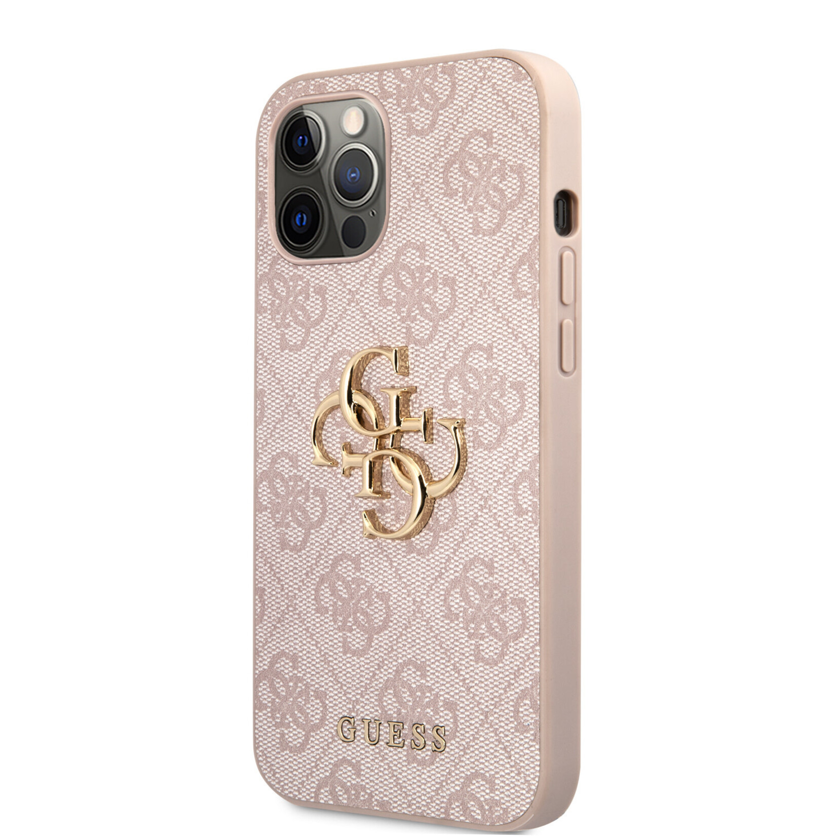 Guess GUESS TPU Smartphonehoesje voor Apple iPhone 12 Pro Max - Roze - Back Cover - Bescherming van Telefoon