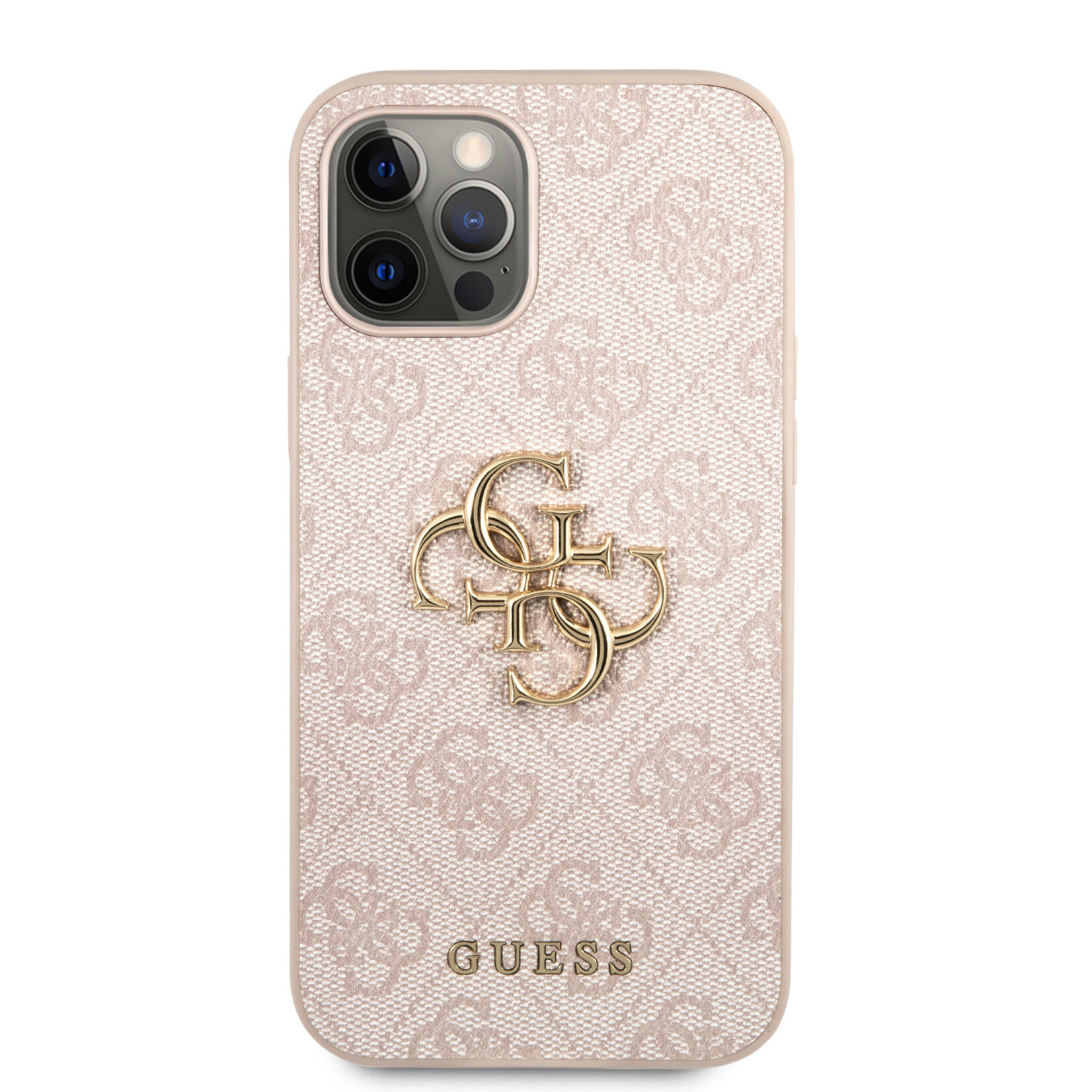 Guess GUESS TPU Smartphonehoesje voor Apple iPhone 12 Pro Max - Roze - Back Cover - Bescherming van Telefoon