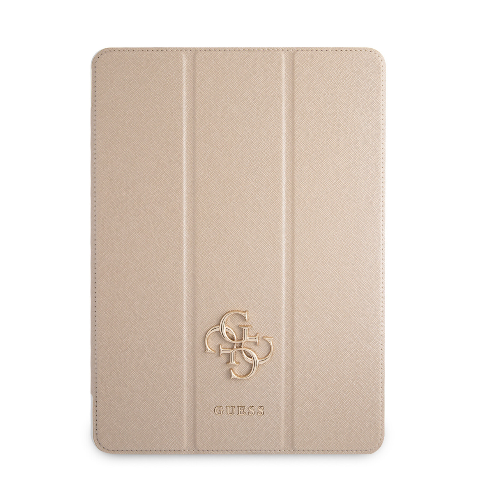 Guess Goud hoesje van Guess - Book Case Tablethoes - iPad Pro 12.9 inch (2021) - Saffiano Leather