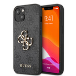 Guess Guess Telefoonhoesje voor Apple iPhone 13 - Grijs PU Back Cover - Bescherming & Stijl.