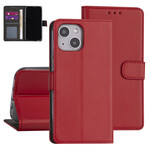 Rood hoesje voor iPhone 13 - Booktype - Pasjeshouder - Magneetsluiting