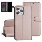 Rose Gold hoesje voor iPhone 13 Pro Max - Booktype - Pasjeshouder - Magneetsluiting