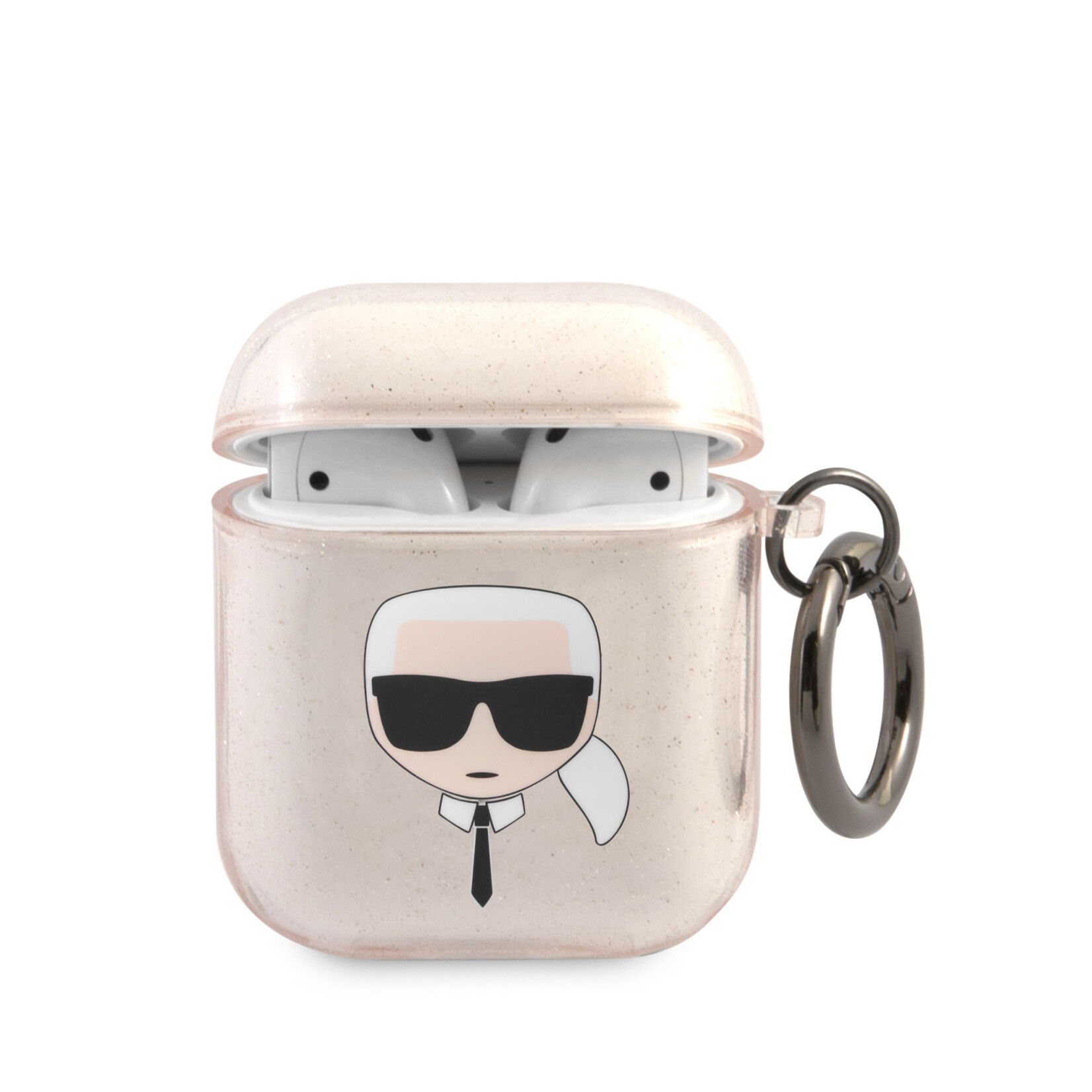 Karl Lagerfeld Karl Lagerfeld Airpods - Airpods 2 Case - Glitter - Karl - Goud