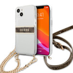 Guess Guess Transparante Back Cover Telefoonhoesje voor Apple iPhone 13 Mini - PC & TPU materiaal - Bescherming & Stijl.