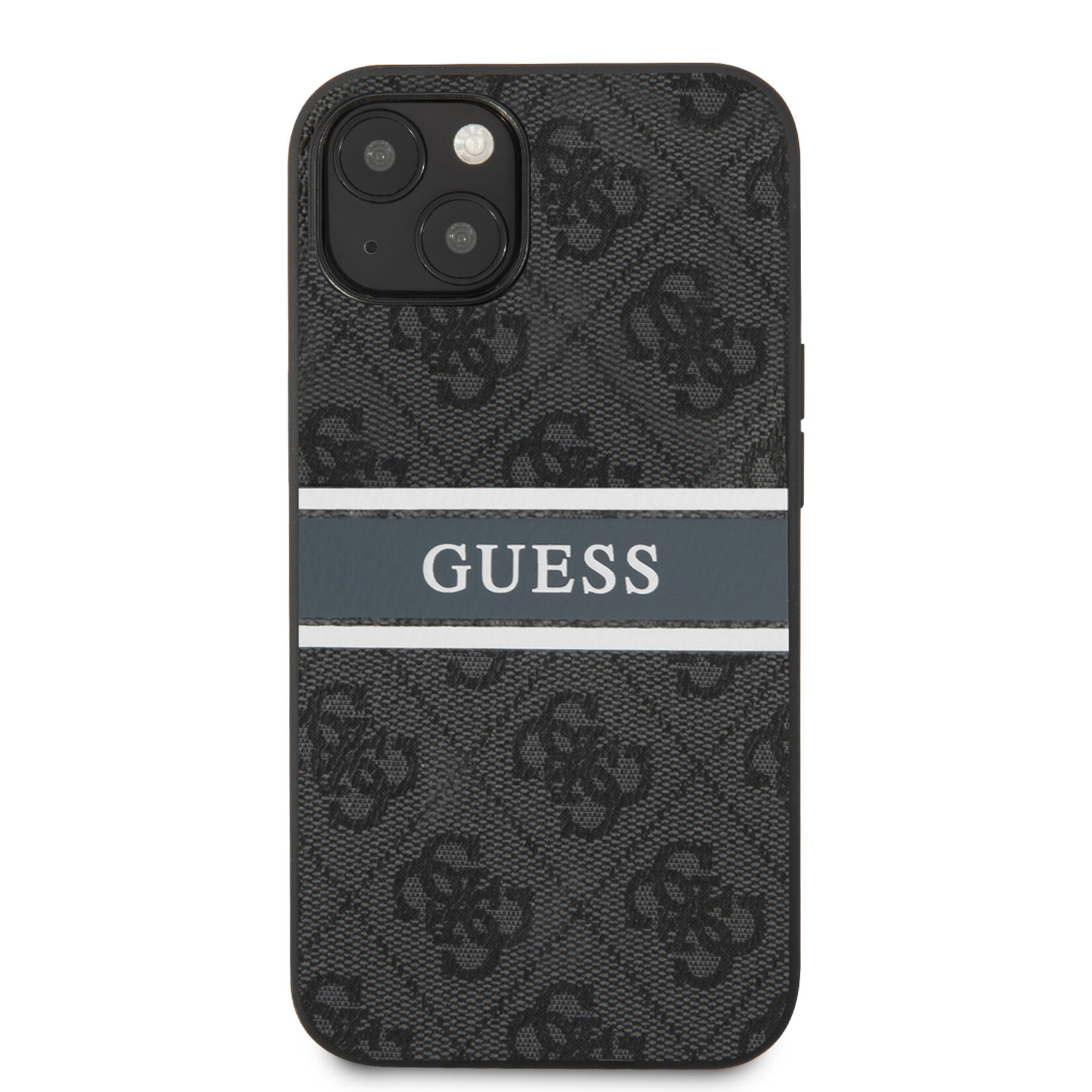 Guess Guess Telefoonhoesje Apple iPhone 13 Mini, Kleur: Grijs/Zwart, PU Materiaal, Back Cover Bescherming.