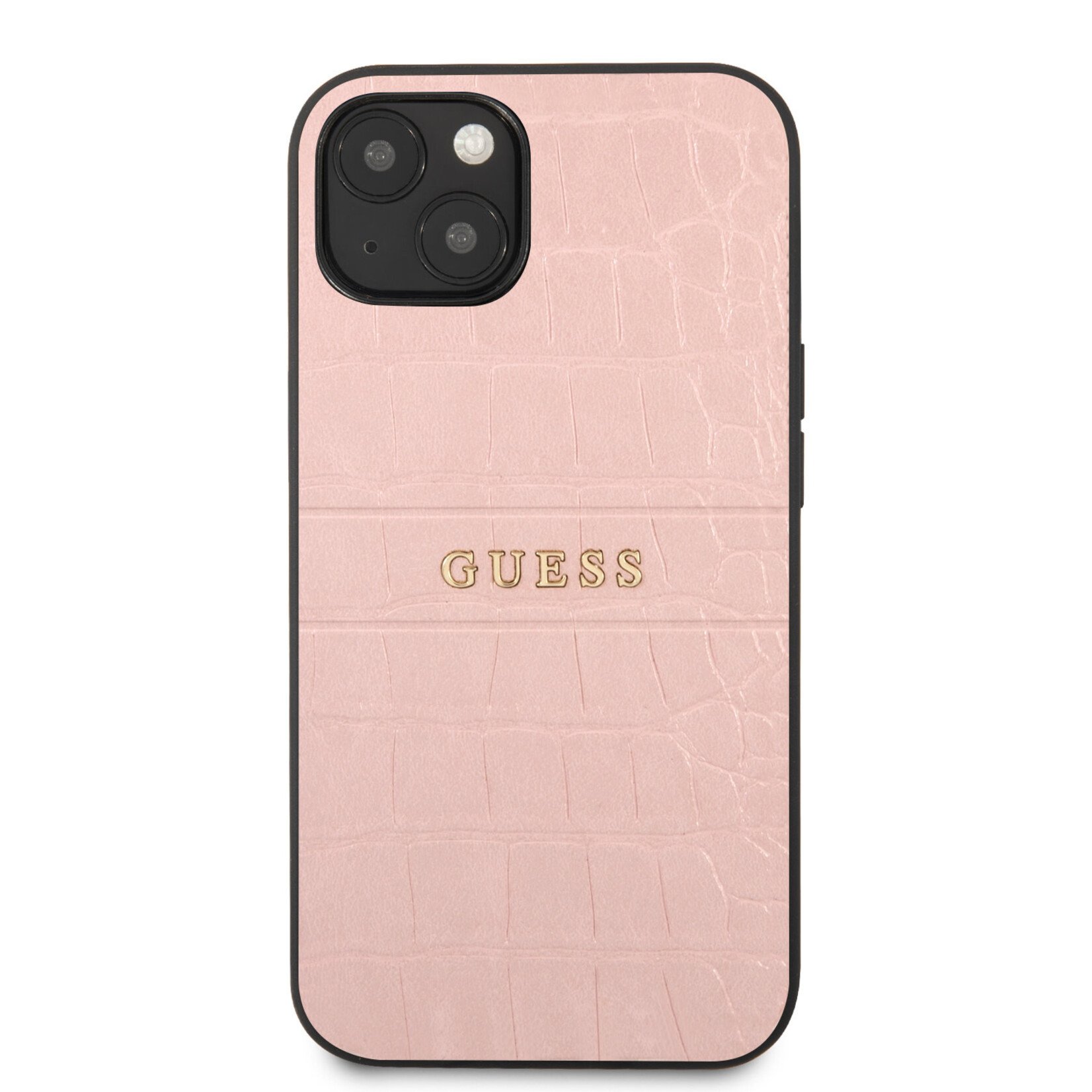 Guess Guess iPhone 13 Mini Back Cover Telefoonhoesje - Roze - Bescherm je Telefoon met PU Materiaal