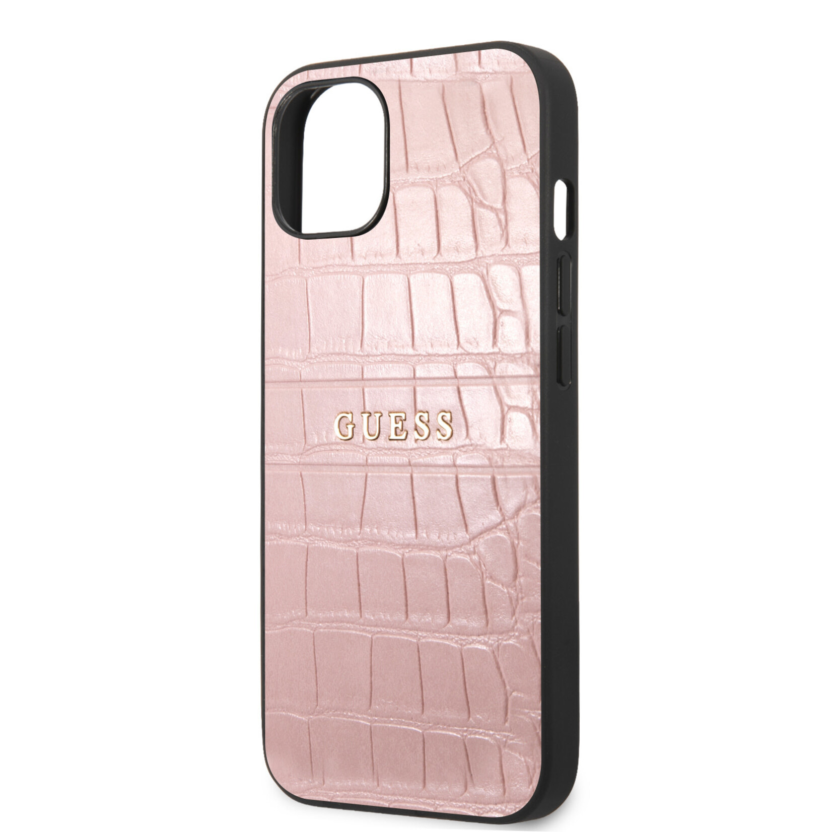 Guess Guess iPhone 13 Mini Back Cover Telefoonhoesje - Roze - Bescherm je Telefoon met PU Materiaal