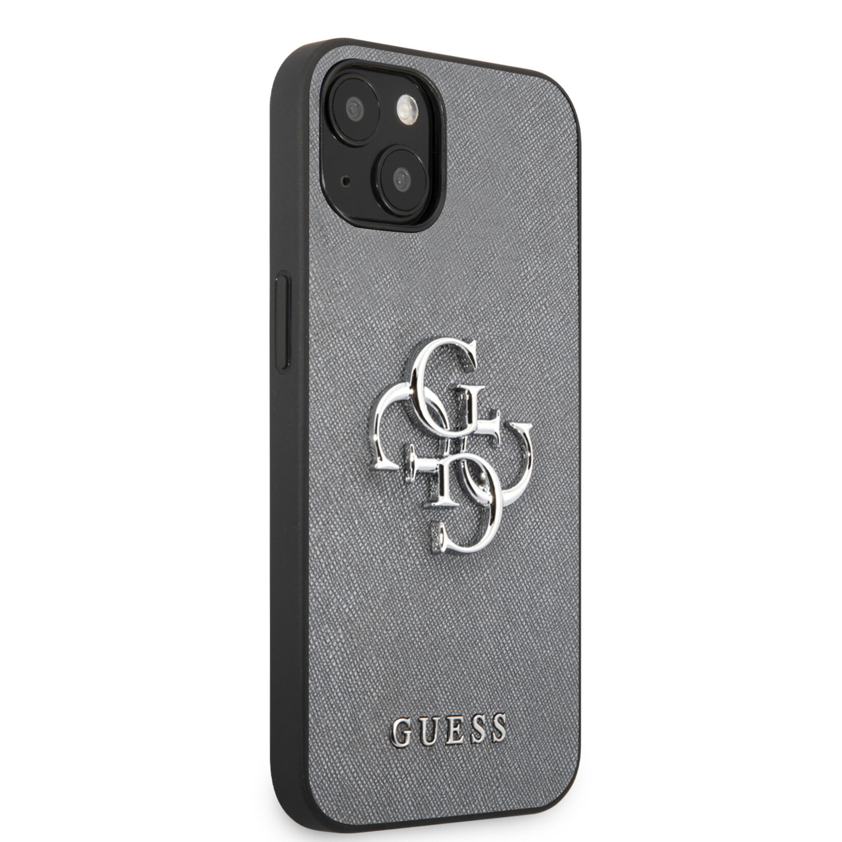 Guess Grijs hoesje van Guess - Hardcase Backcover - iPhone 13 Mini - Big 4G Logo