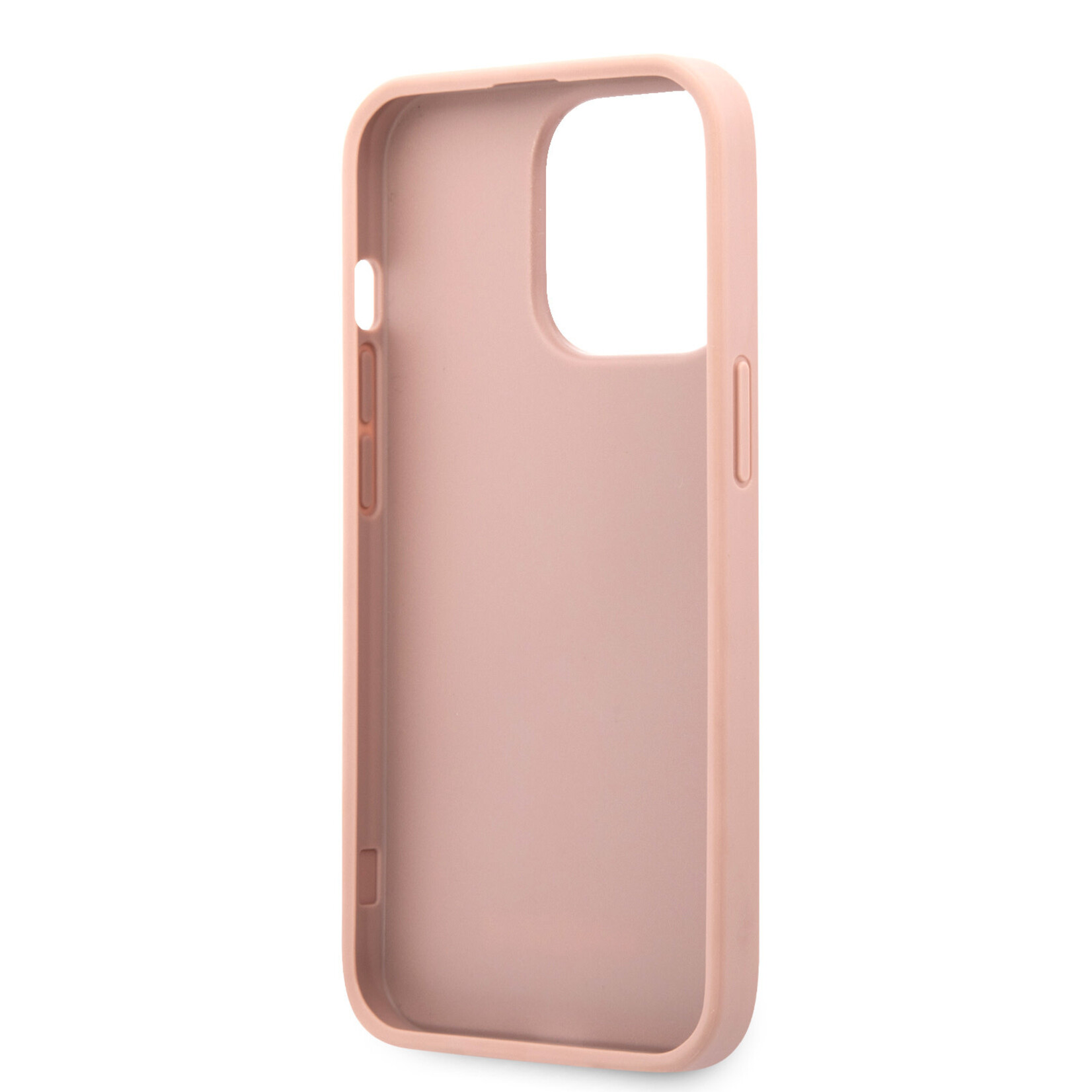 Guess Guess iPhone 13 Pro Back Cover Hoesje - Pu Saffiano, Roze - Bescherm je Telefoon!