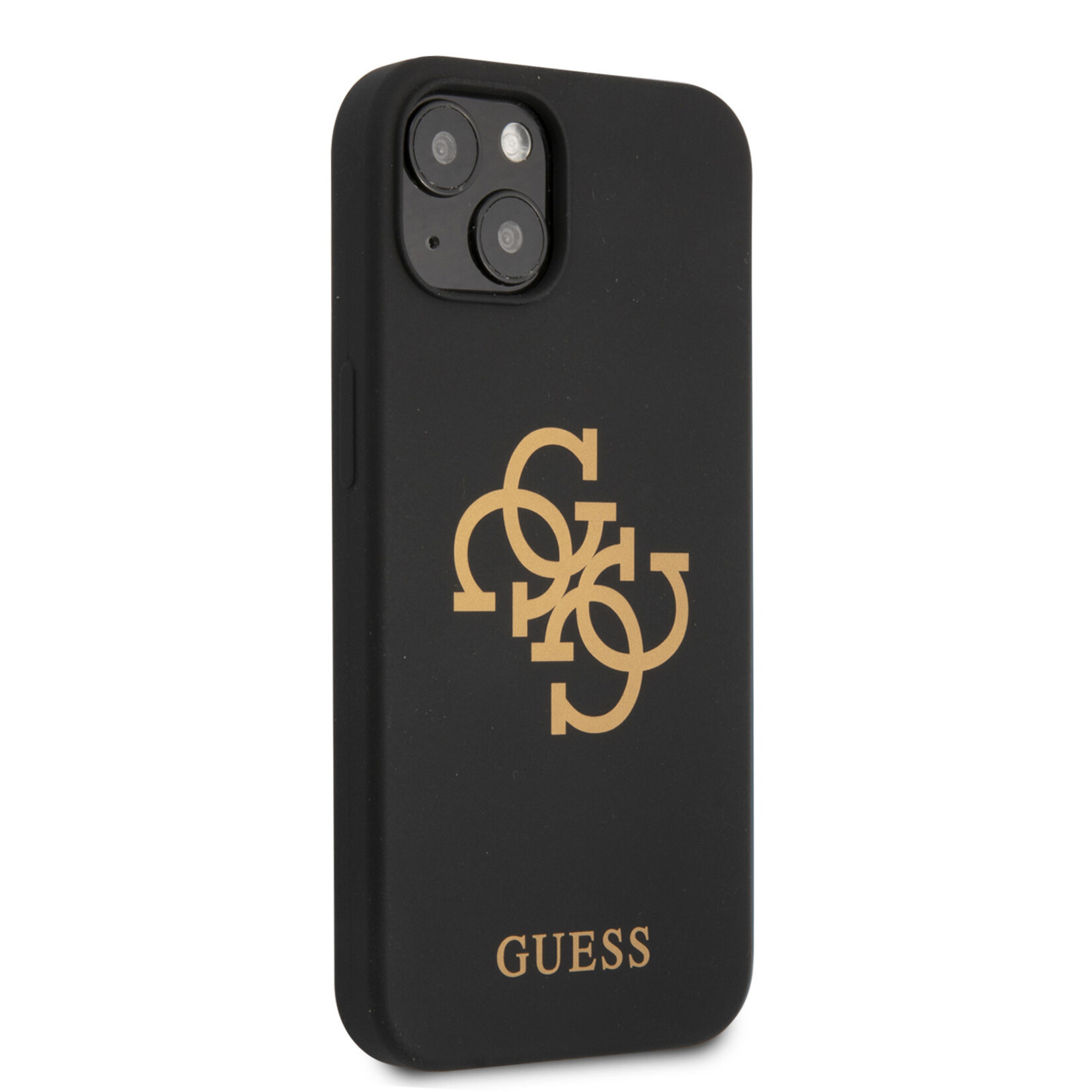 Guess Guess Telefoonhoesje voor Apple iPhone 13 Mini - Kleur: Zwart - Back Cover - Beschermend Silicone Materiaal