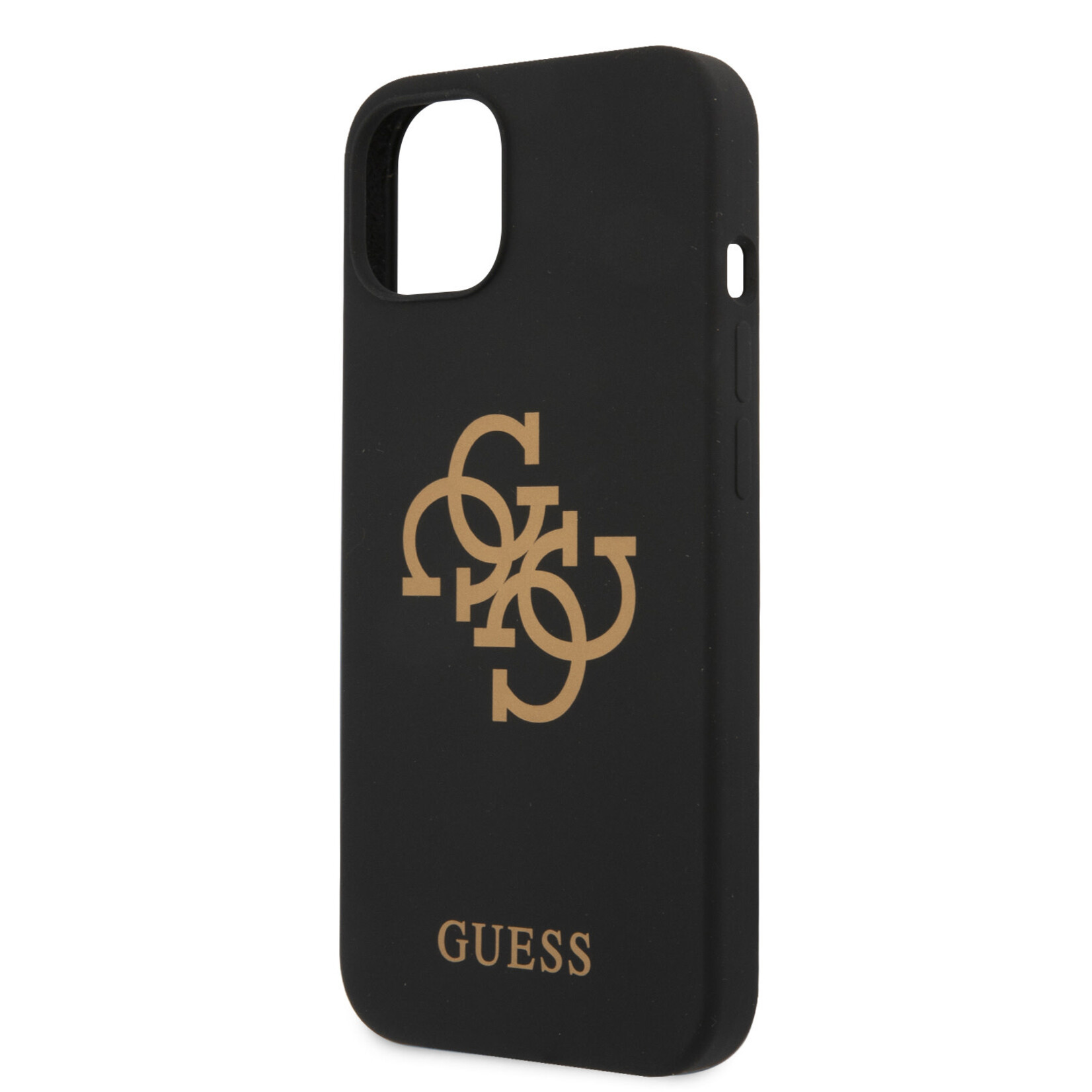 Guess Guess Telefoonhoesje voor Apple iPhone 13 Mini - Kleur: Zwart - Back Cover - Beschermend Silicone Materiaal