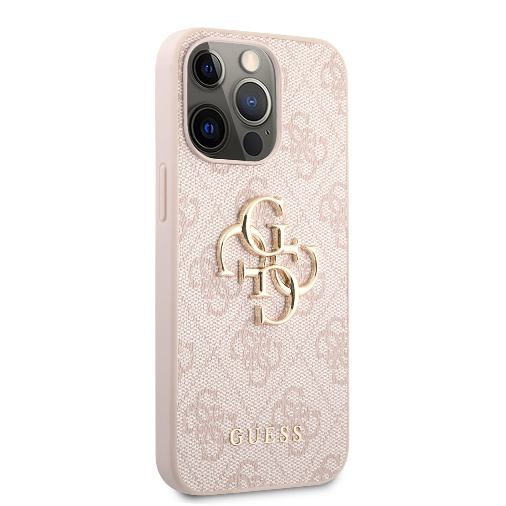 Guess Guess iPhone 13 Pro Back Cover Hoesje – Roze – Pu – Bescherm je Smartphone & Geniet van Comfort & Stijl