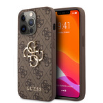 Guess Guess iPhone 13 Pro Max Back Cover Telefoonhoesje - PU-materiaal - Bescherm uw telefoon - Bruin