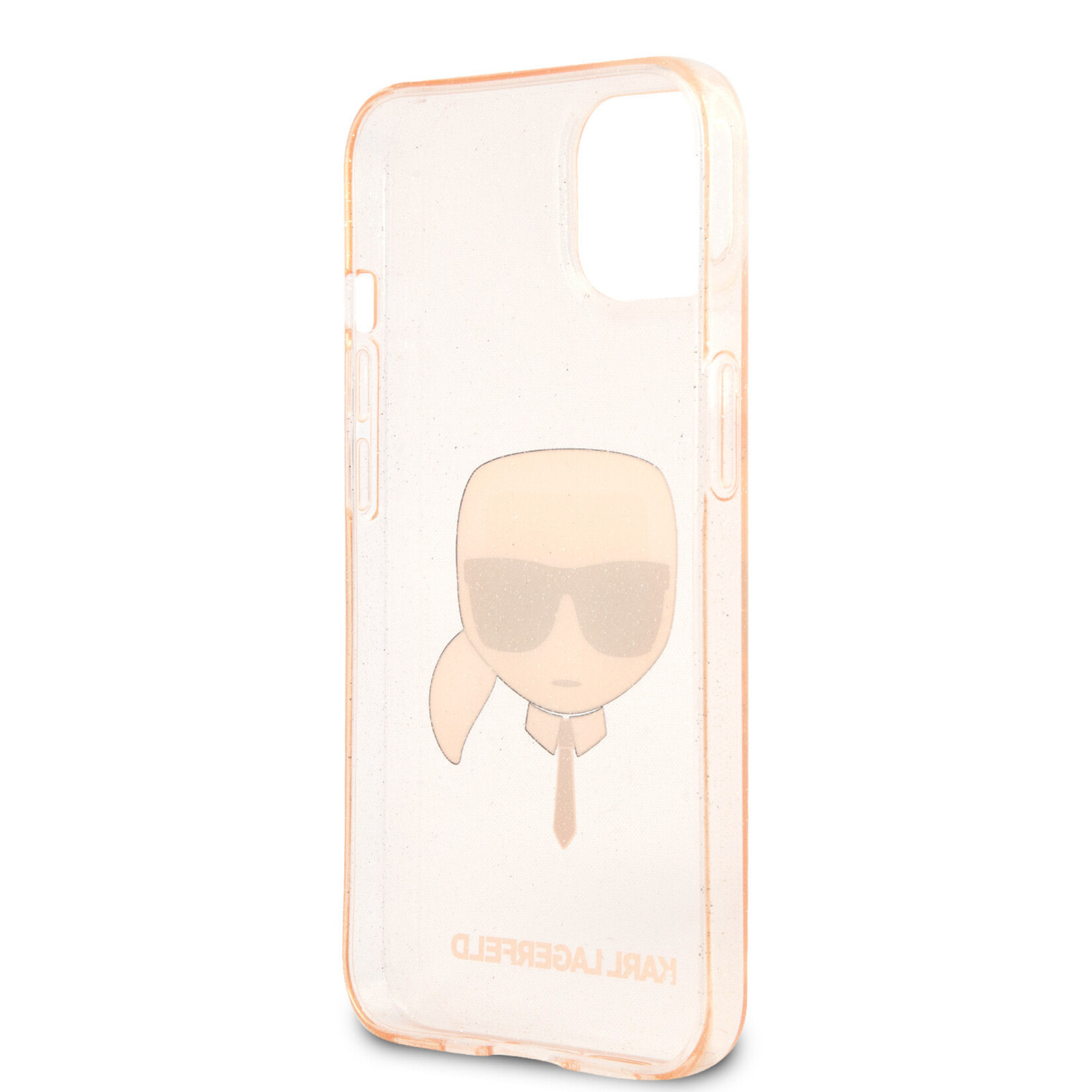 Karl Lagerfeld Karl Lagerfeld Gouden TPU Telefoonhoesje voor Apple iPhone 13 - Bescherm je Telefoon en Stijl!