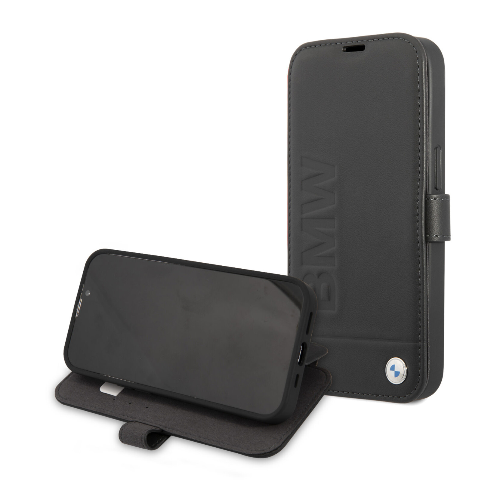 BMW BMW Genuine Leather Book Case voor Apple iPhone 13 Mini - Bescherm je telefoon met Stijl en Comfort