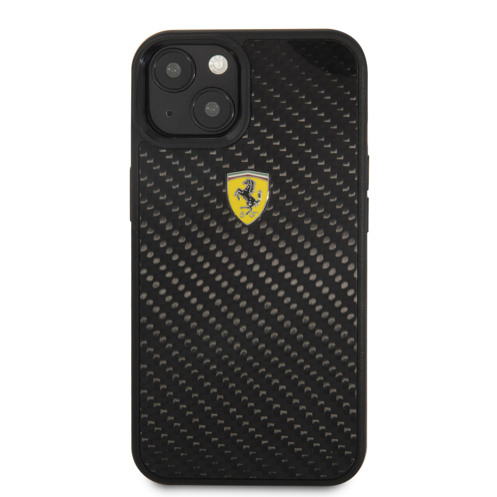 Ferrari Ferrari PU Back Cover Telefoonhoesje voor Apple iPhone 13 - Bescherm je iPhone 13 met Kleur: Zwart, Bescherming van Telefoon.