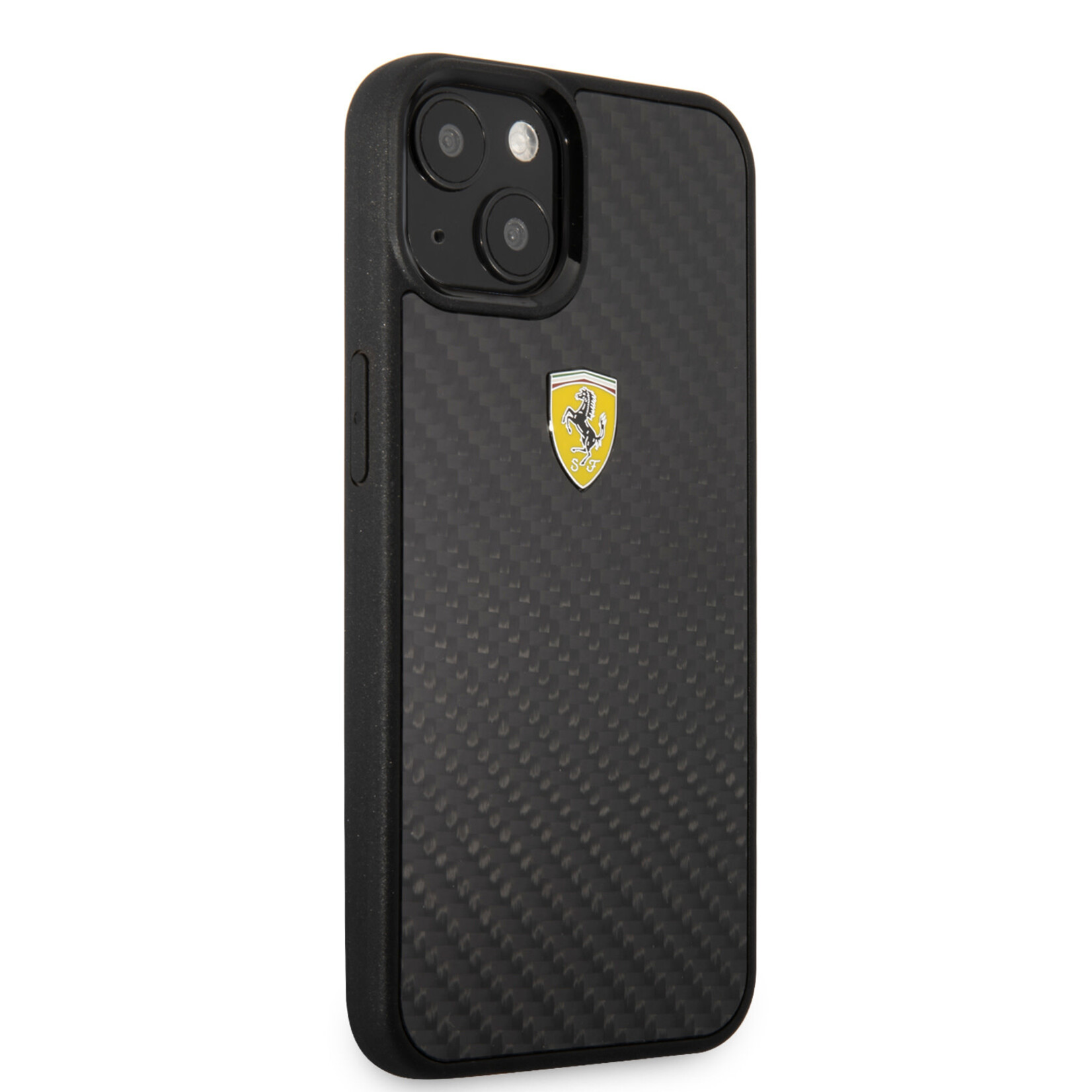 Ferrari Ferrari PU Back Cover Telefoonhoesje voor Apple iPhone 13 - Bescherm je iPhone 13 met Kleur: Zwart, Bescherming van Telefoon.