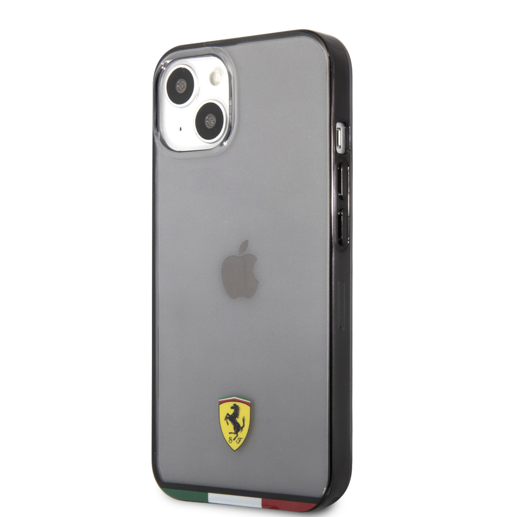 Ferrari Ferrari iPhone 13 Mini TPU Back Cover - Zwart, Bescherm je Telefoon met deze Unieke Hoes.