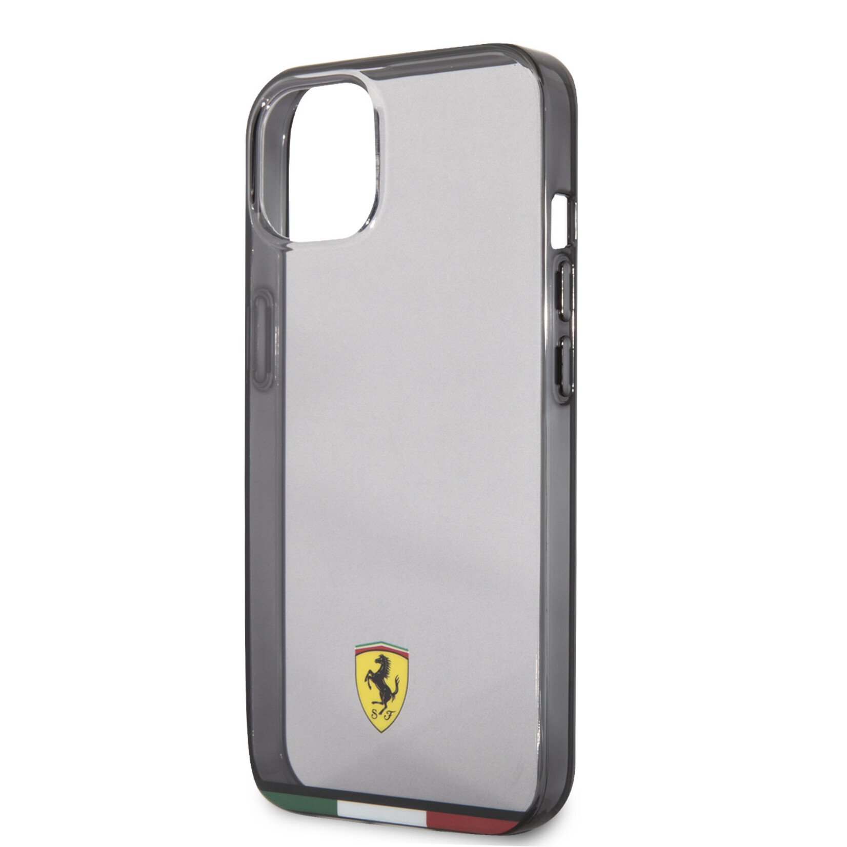 Ferrari Ferrari iPhone 13 Mini TPU Back Cover - Zwart, Bescherm je Telefoon met deze Unieke Hoes.