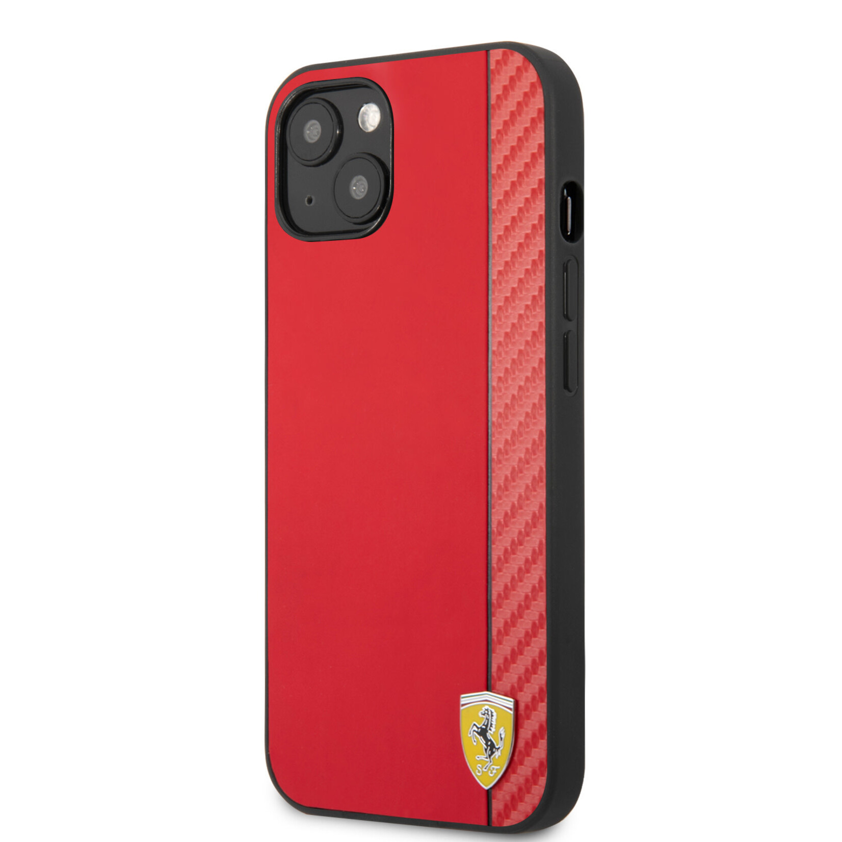 Ferrari Ferrari Telefoonhoesje voor Apple iPhone 13 Mini - Pu Leer, Rood, Back Cover, Bescherming.