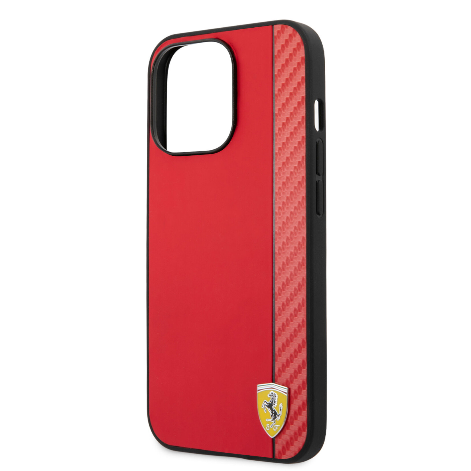 Ferrari Ferrari Telefoonhoesje voor Apple iPhone 13 Pro Max - Kleur: Rood, PU Materiaal, Bescherming achterkant.