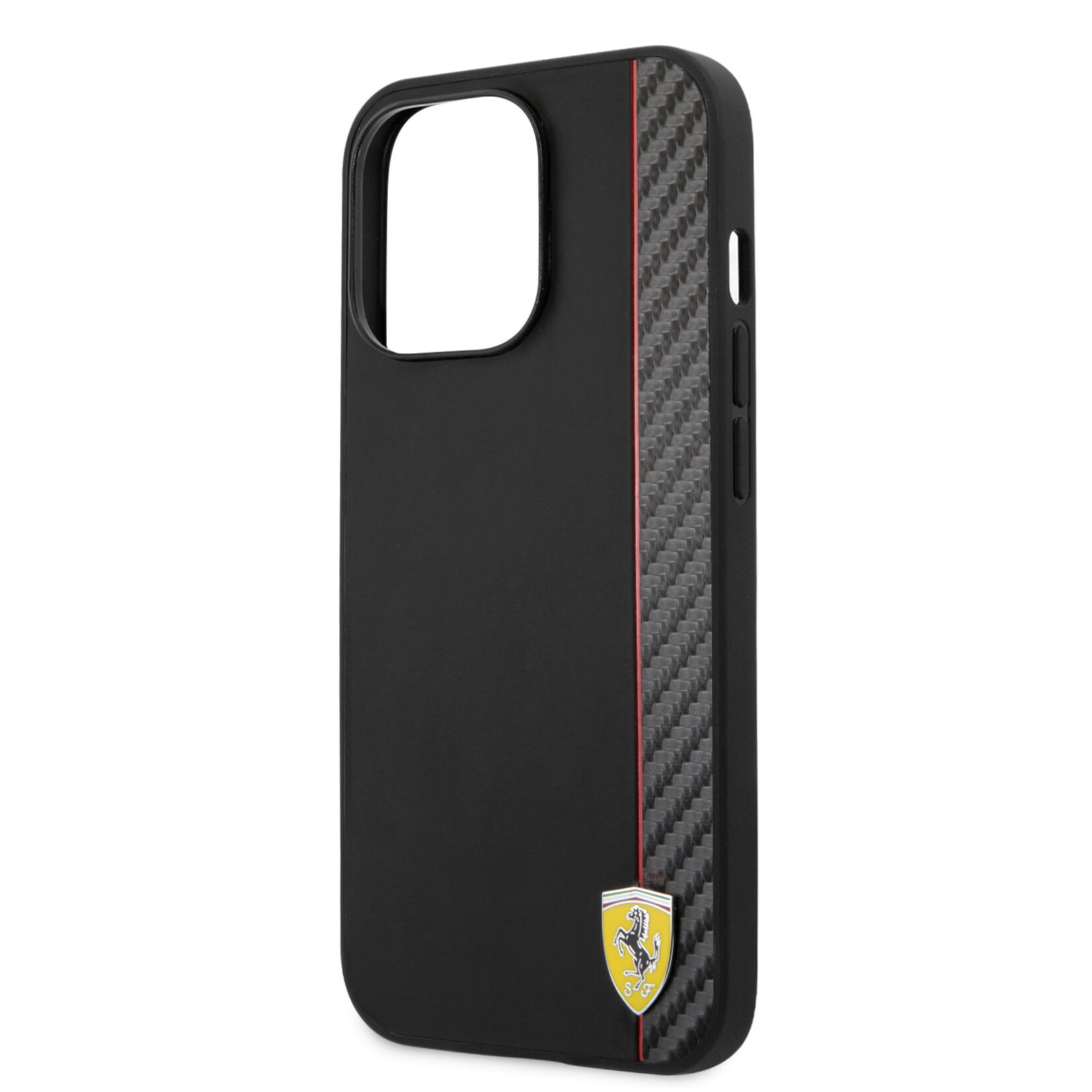 Ferrari Zwart hoesje van Ferrari - Hardcase Backcover - iPhone 13 Pro - Carbon