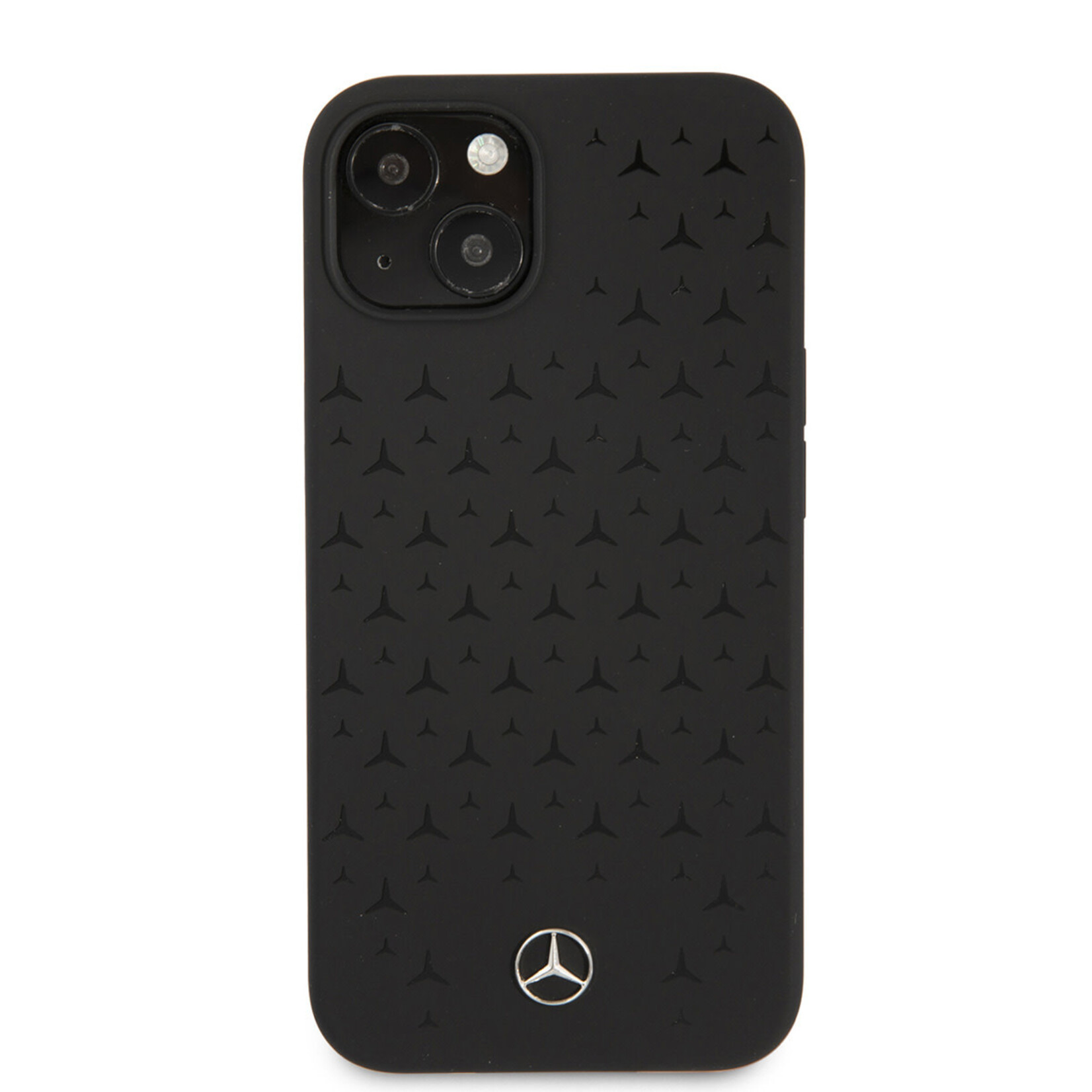 Mercedes-Benz Mercedes-Benz Silicone Telefoonhoesje voor Apple iPhone 13 Mini - Bescherm je Telefoon - Zwarte Back Cover