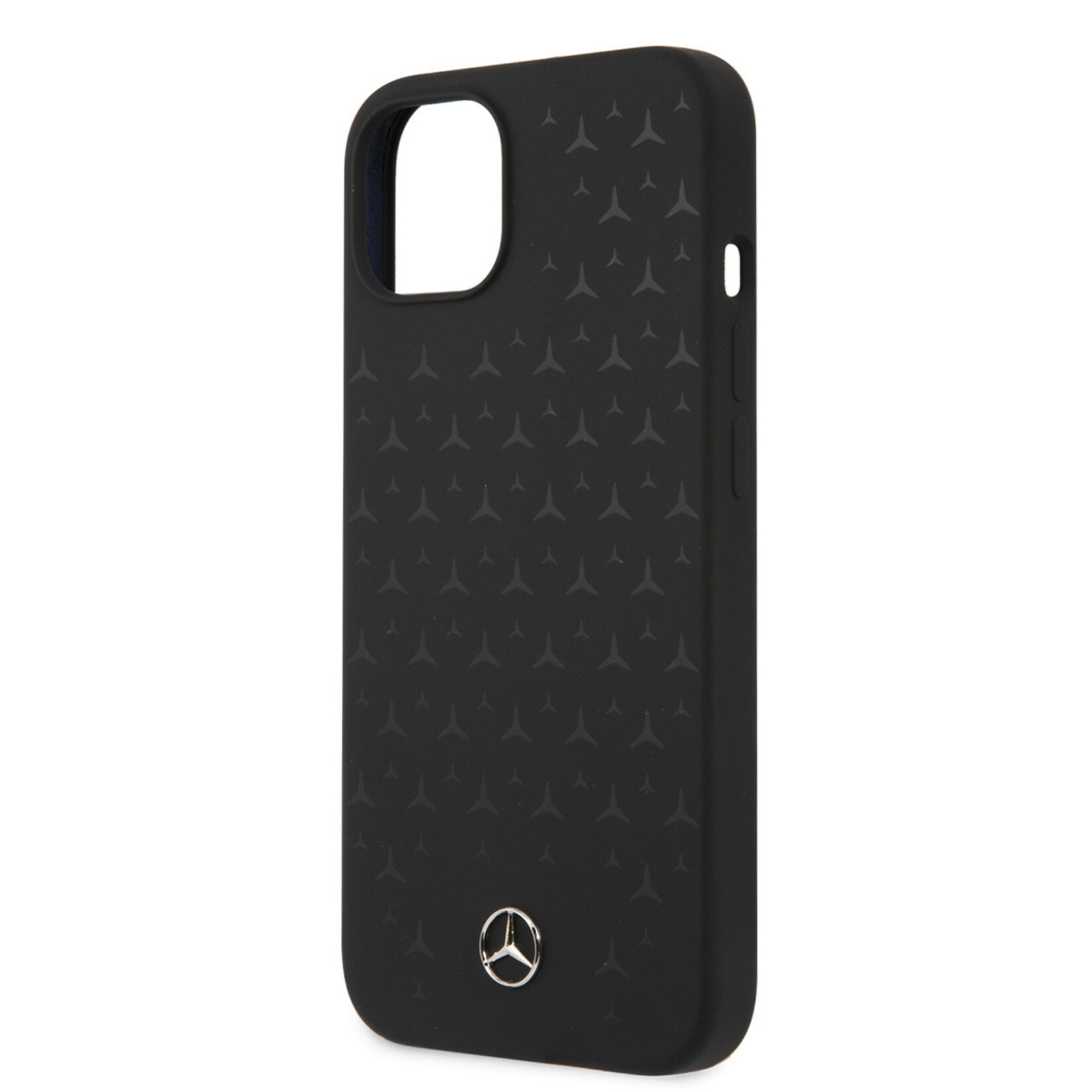Mercedes-Benz Mercedes-Benz Silicone Telefoonhoesje voor Apple iPhone 13 Mini - Bescherm je Telefoon - Zwarte Back Cover