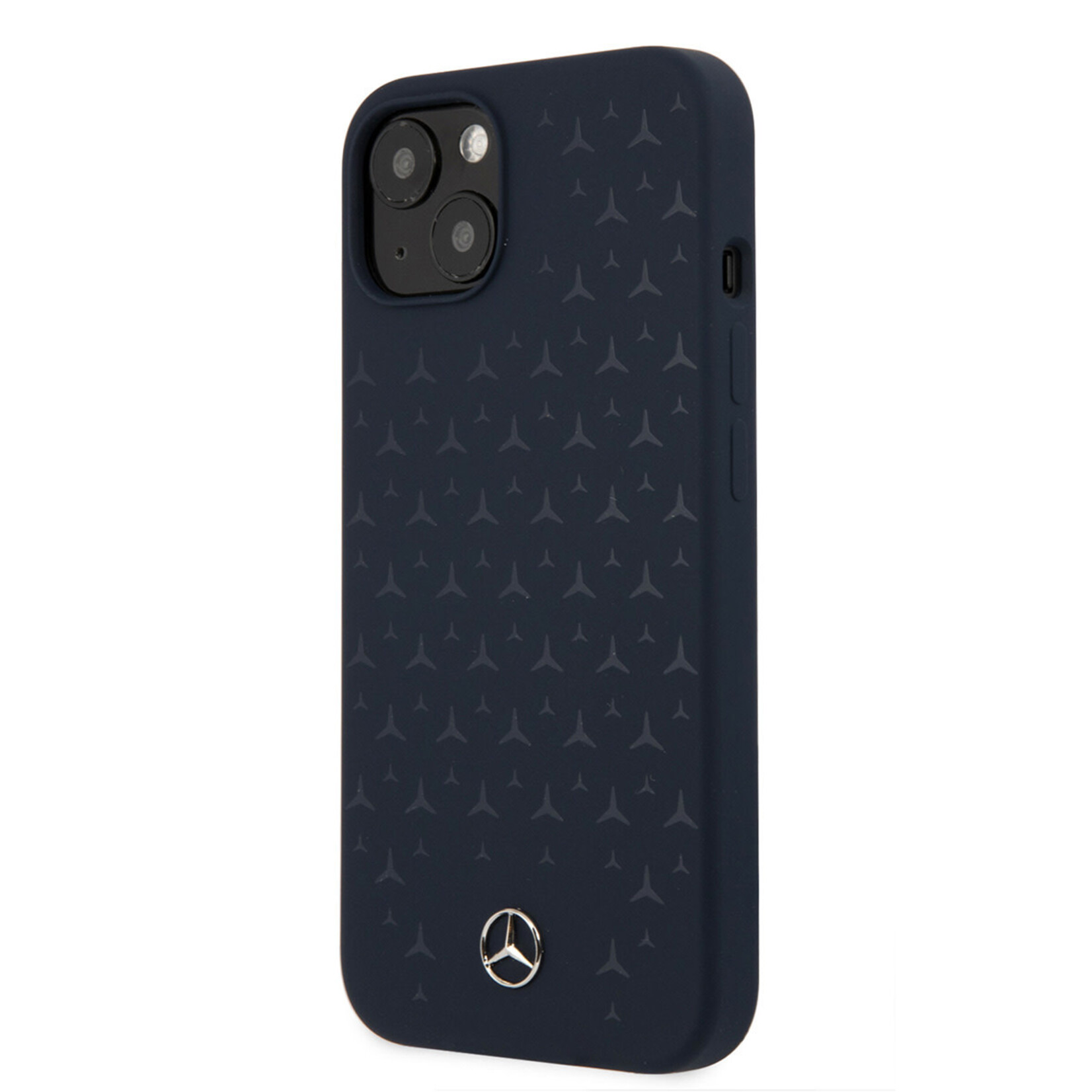 Mercedes-Benz Mercedes-Benz Silicone Telefoonhoesje voor Apple iPhone 13 - Back Cover, Blauw, Bescherming van Telefoon